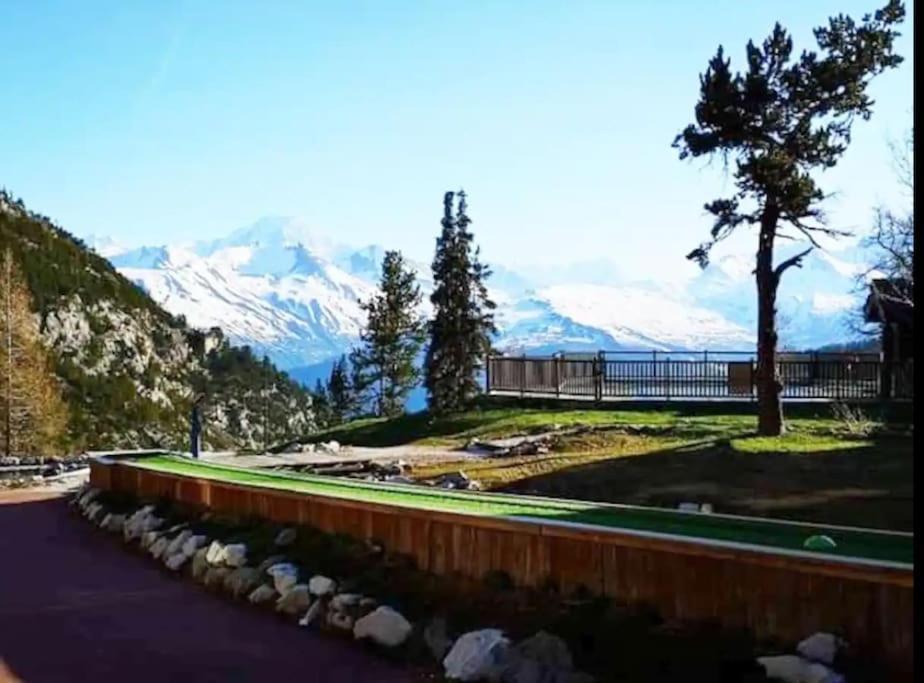 Appartement Style Chalet 5* Vue Mont-Blanc - Arc 1950 Les Arcs  Екстериор снимка